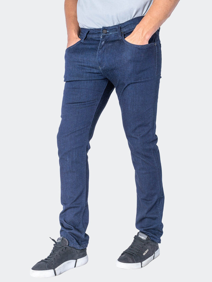 Maceoo Stretch Pant | Jeans Paris Blue