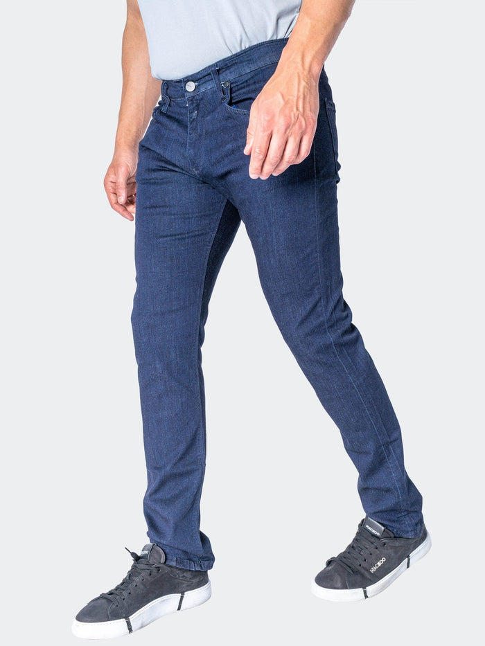 Maceoo Stretch Pant | Jeans Paris Blue