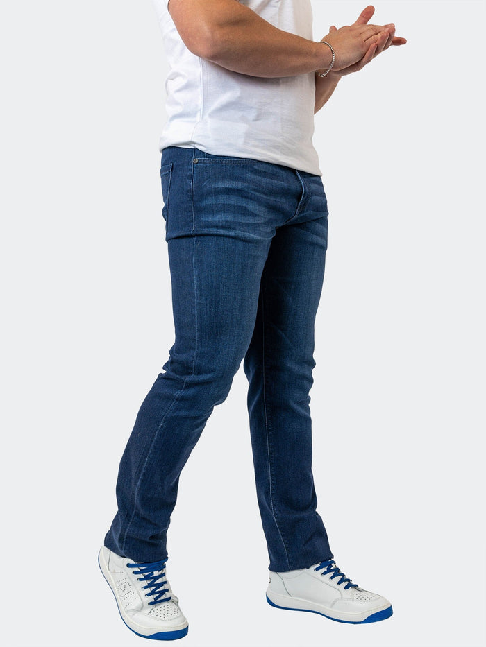 Maceoo Stretch Pant | Jeans Torn Blue