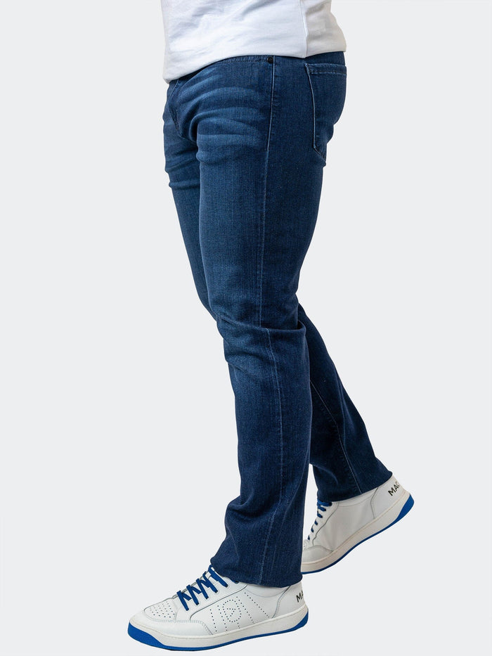 Maceoo Stretch Pant | Jeans Torn Blue