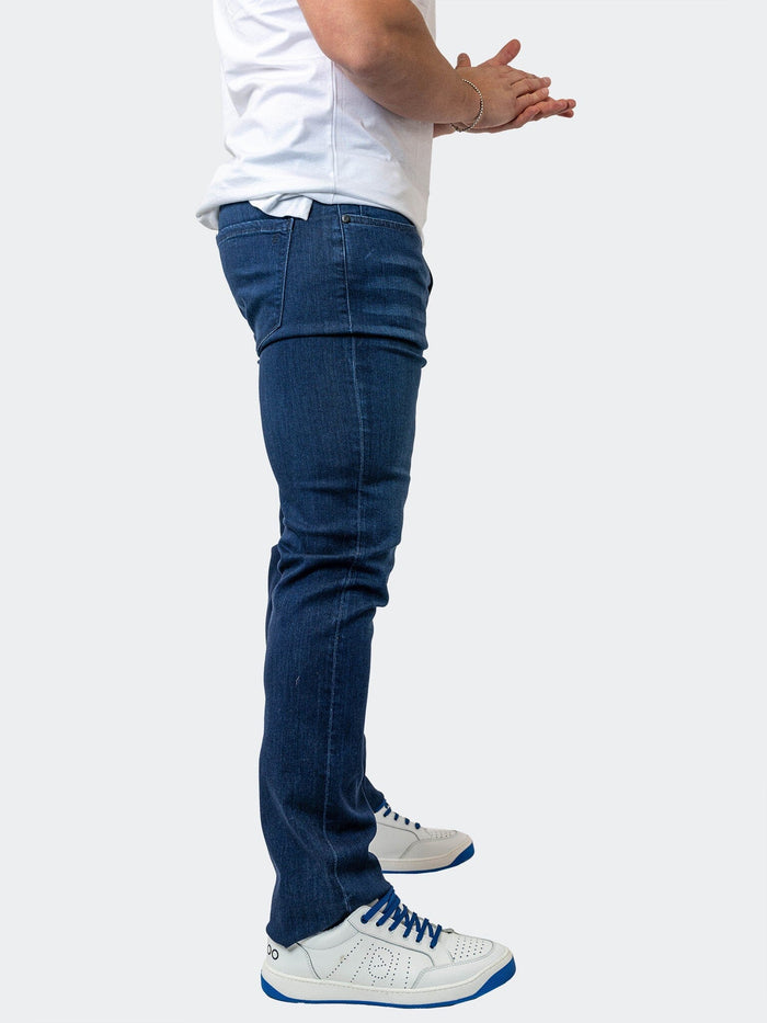 Maceoo Stretch Pant | Jeans Torn Blue