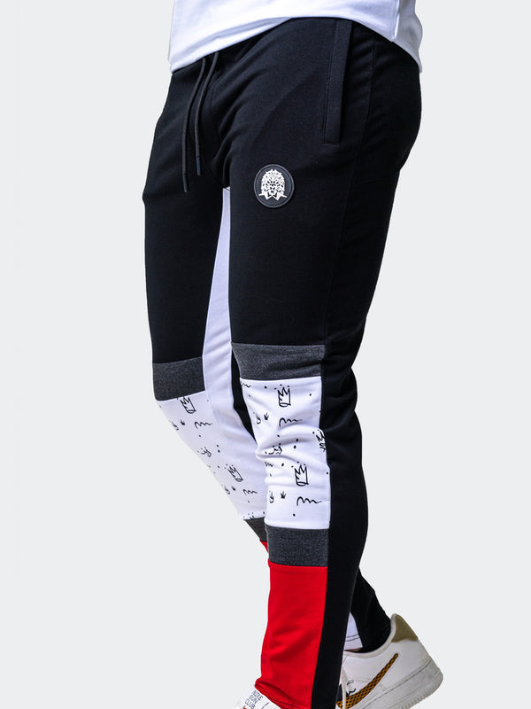 Maceoo Stretch Athletic Wear | Jogger Crown Black