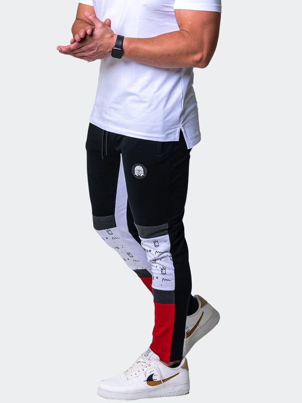 Maceoo Stretch Athletic Wear | Jogger Crown Black