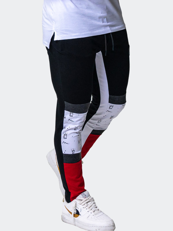 Maceoo Stretch Athletic Wear | Jogger Crown Black