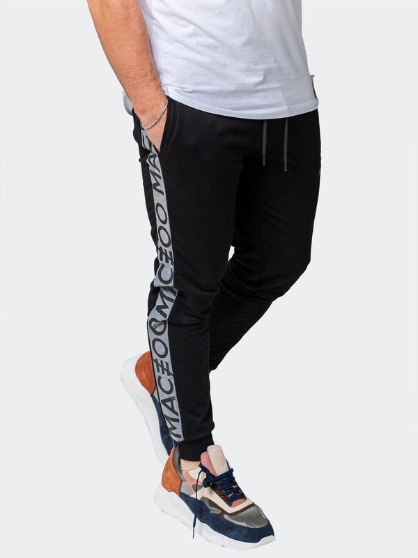 Maceoo Stretch Athletic Wear | Jogger Insignia Black