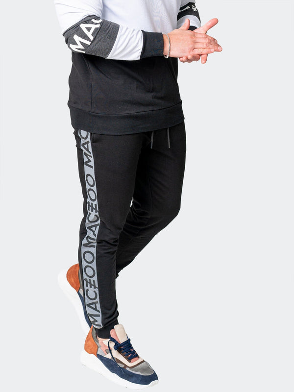 Maceoo Stretch Athletic Wear | Jogger Insignia Black