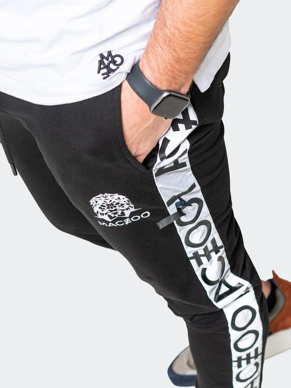 Maceoo Stretch Athletic Wear | Jogger Insignia Black