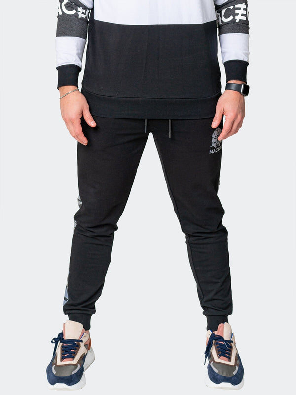 Maceoo Stretch Athletic Wear | Jogger Insignia Black