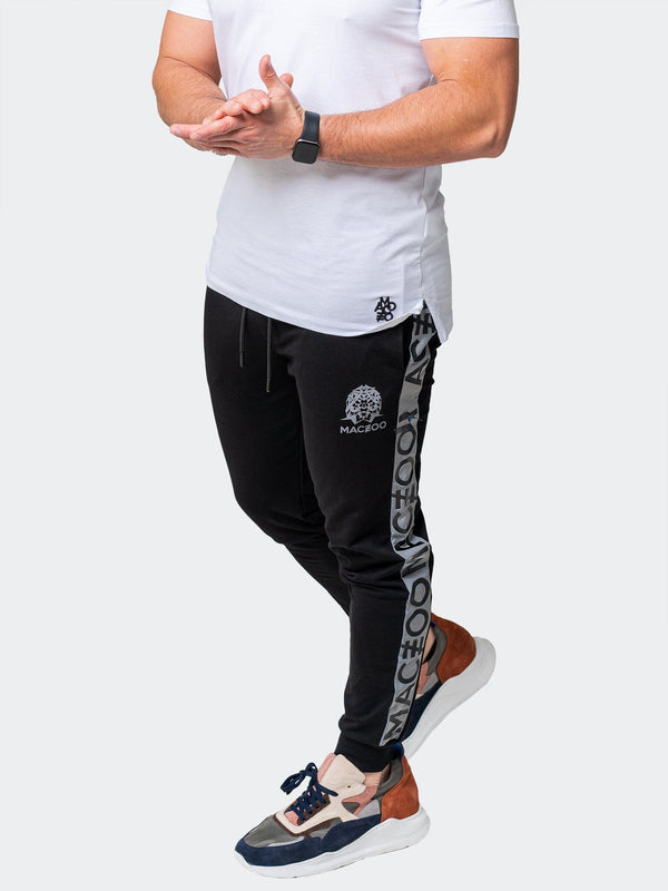 Maceoo Stretch Athletic Wear | Jogger Insignia Black