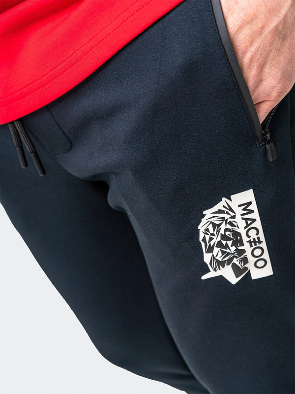 Maceoo Stretch Athletic Wear | Jogger Legendary Navy Blue