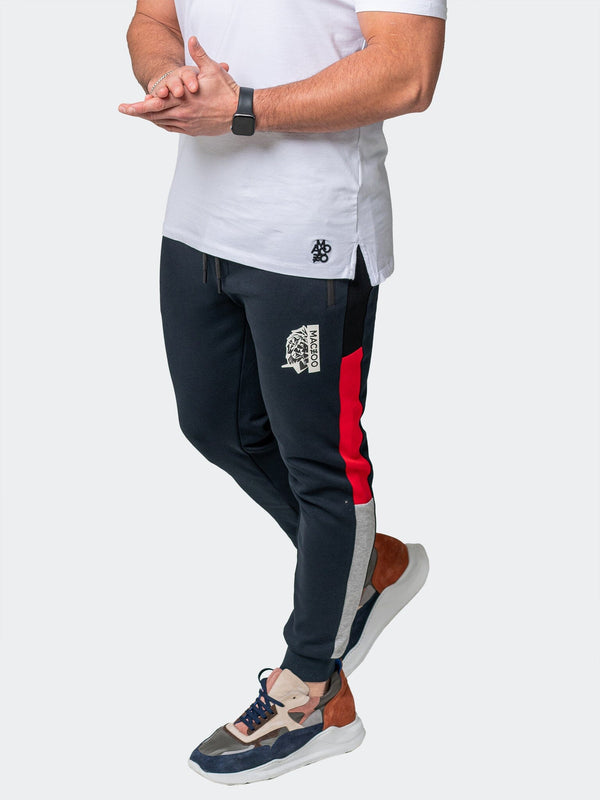 Maceoo Stretch Athletic Wear | Jogger Legendary Navy Blue