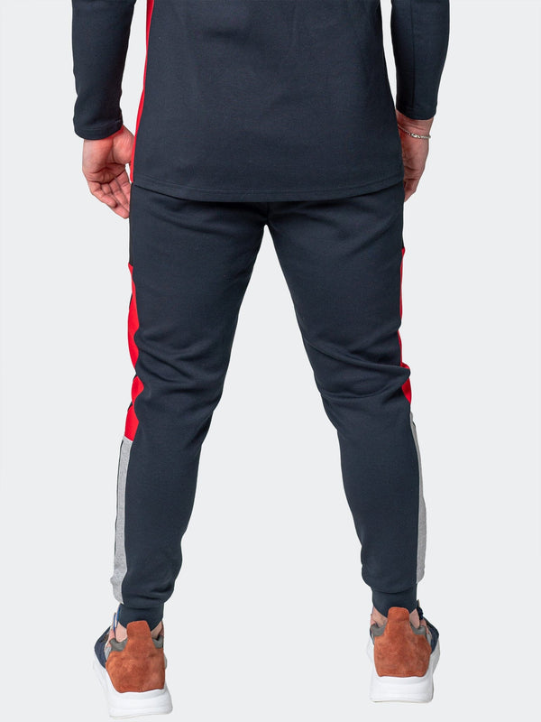 Maceoo Stretch Athletic Wear | Jogger Legendary Navy Blue