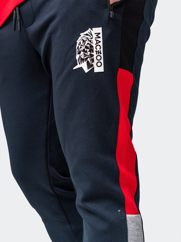 Maceoo Stretch Athletic Wear | Jogger Legendary Navy Blue