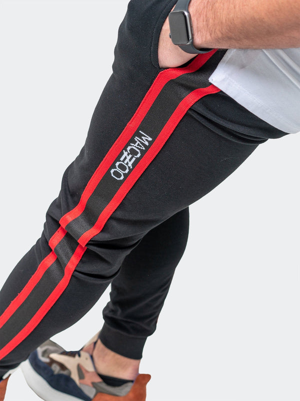 Maceoo Stretch Athletic Wear | Jogger Leo Black