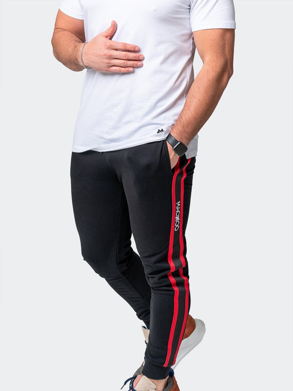 Maceoo Stretch Athletic Wear | Jogger Leo Black