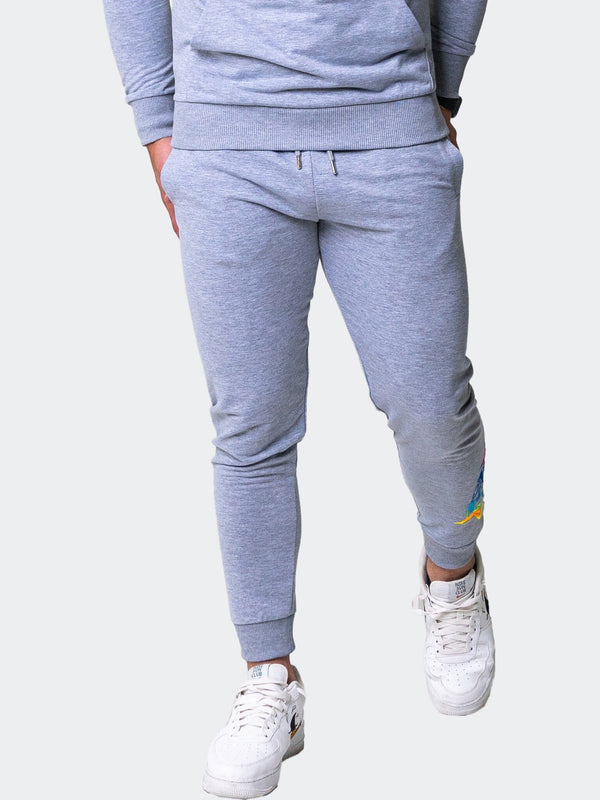 Maceoo Stretch Athletic Wear | Jogger Neon Grey