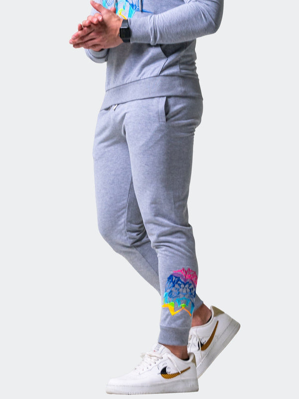 Maceoo Stretch Athletic Wear | Jogger Neon Grey