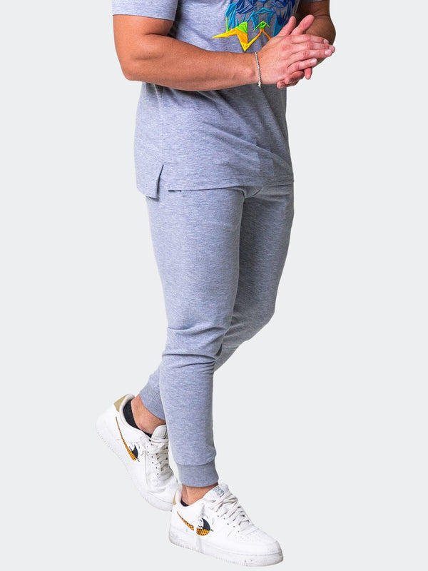 Maceoo Stretch Athletic Wear | Jogger Neon Grey