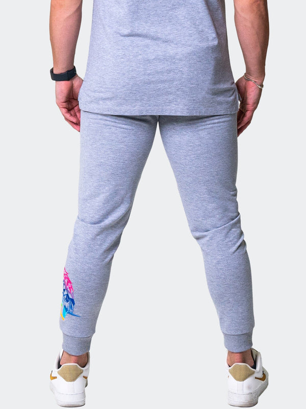 Maceoo Stretch Athletic Wear | Jogger Neon Grey