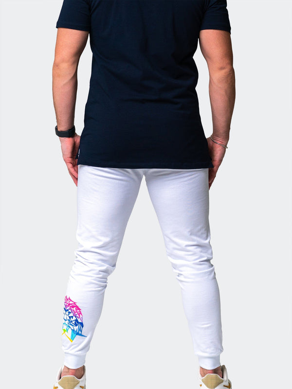 Maceoo Stretch Athletic Wear | Jogger Neon White