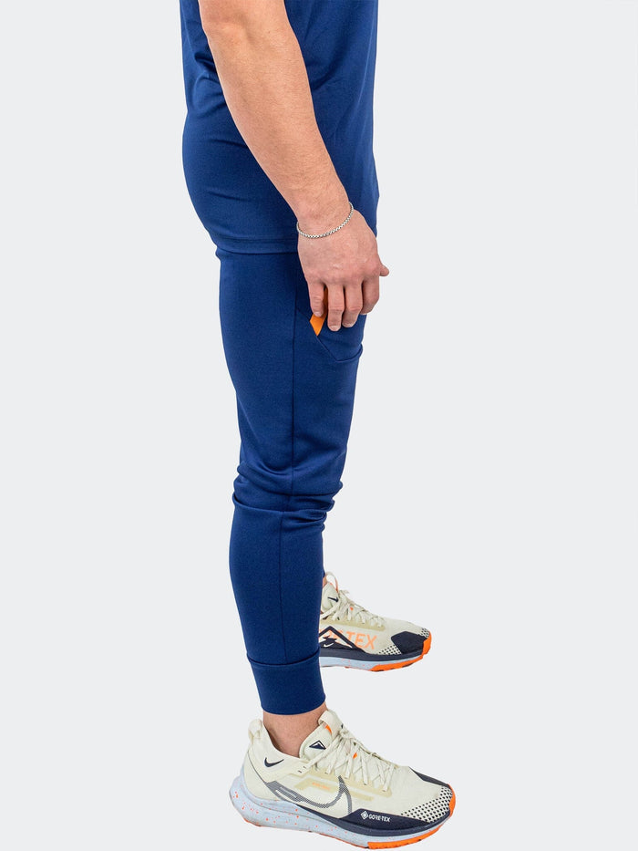 Maceoo Stretch Athletic Wear | Jogger Shield Blue