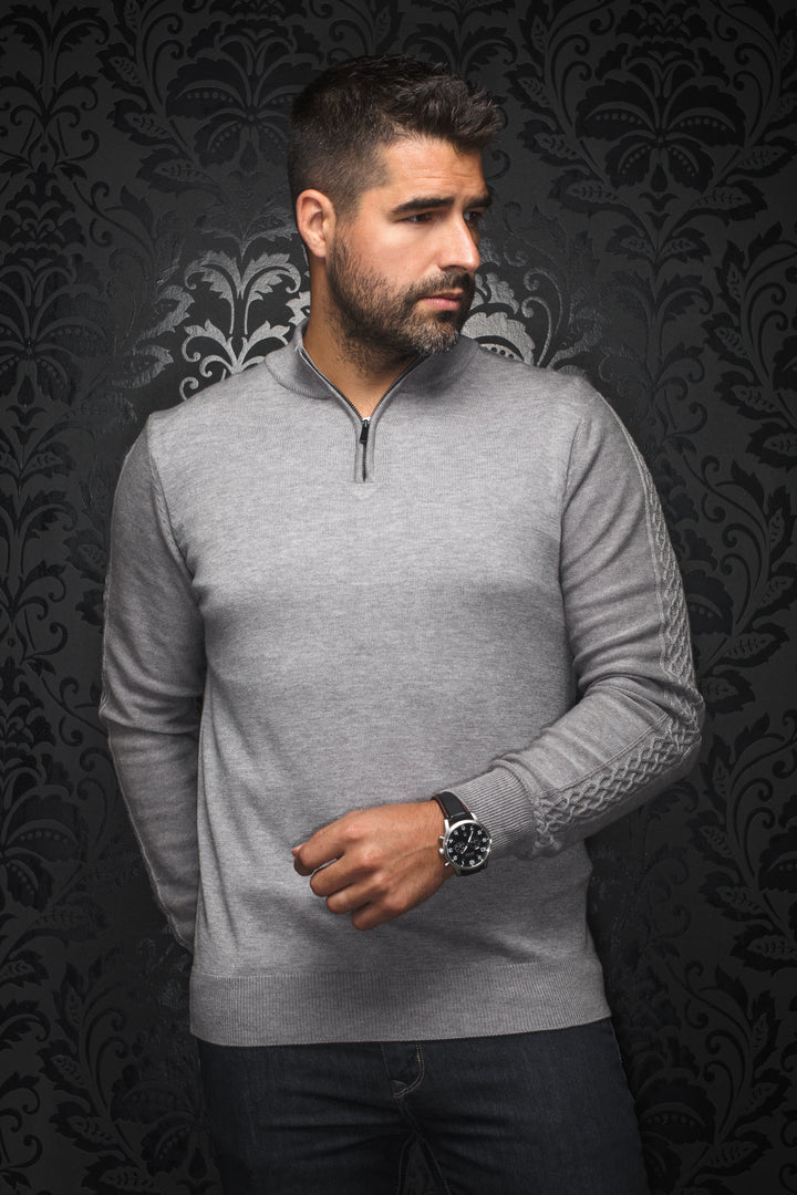 Au Noir® Sweaters | Mesta Med Grey