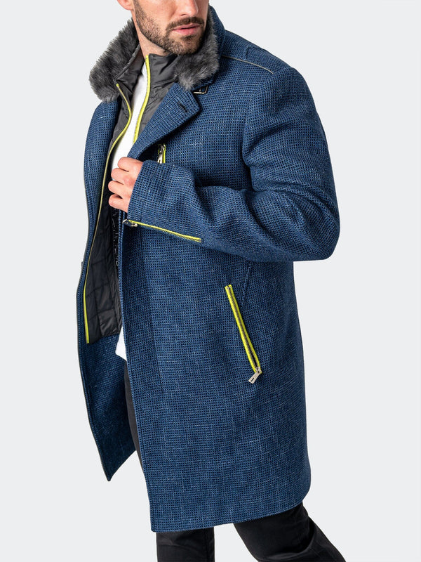 Maceoo Jacket | Peacoat CaptainSquare Blue