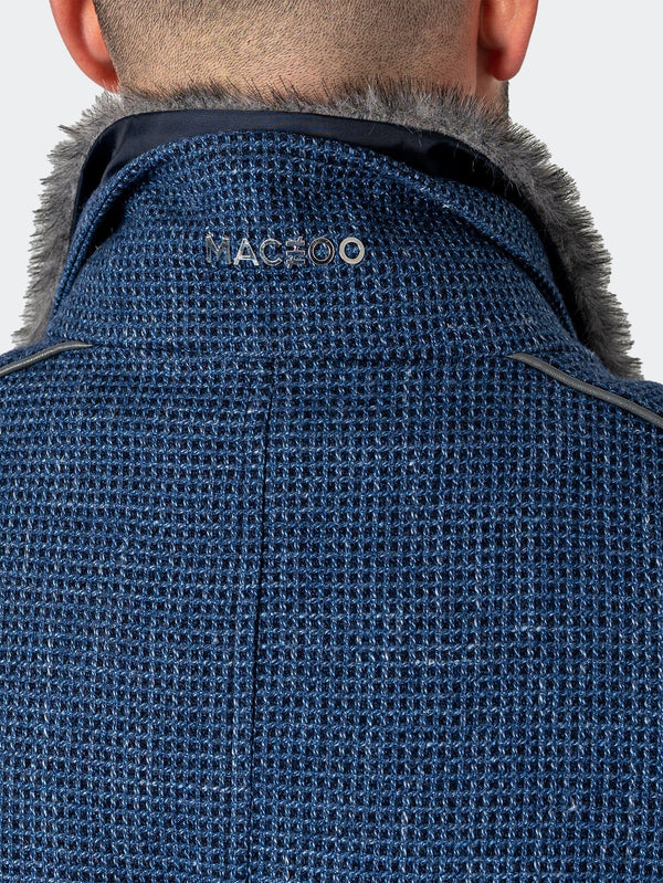 Maceoo Jacket | Peacoat CaptainSquare Blue