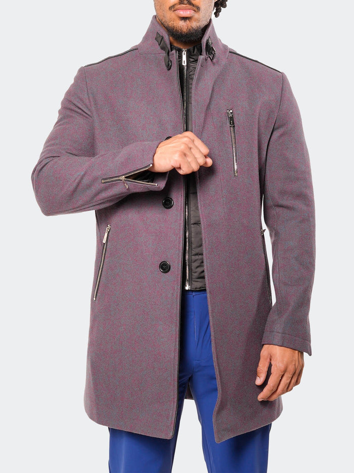 Maceoo Jacket | Peacoat CaptainBordeaux Blue