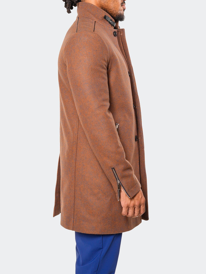 Maceoo Jacket | Peacoat CaptainTerracotta Orange