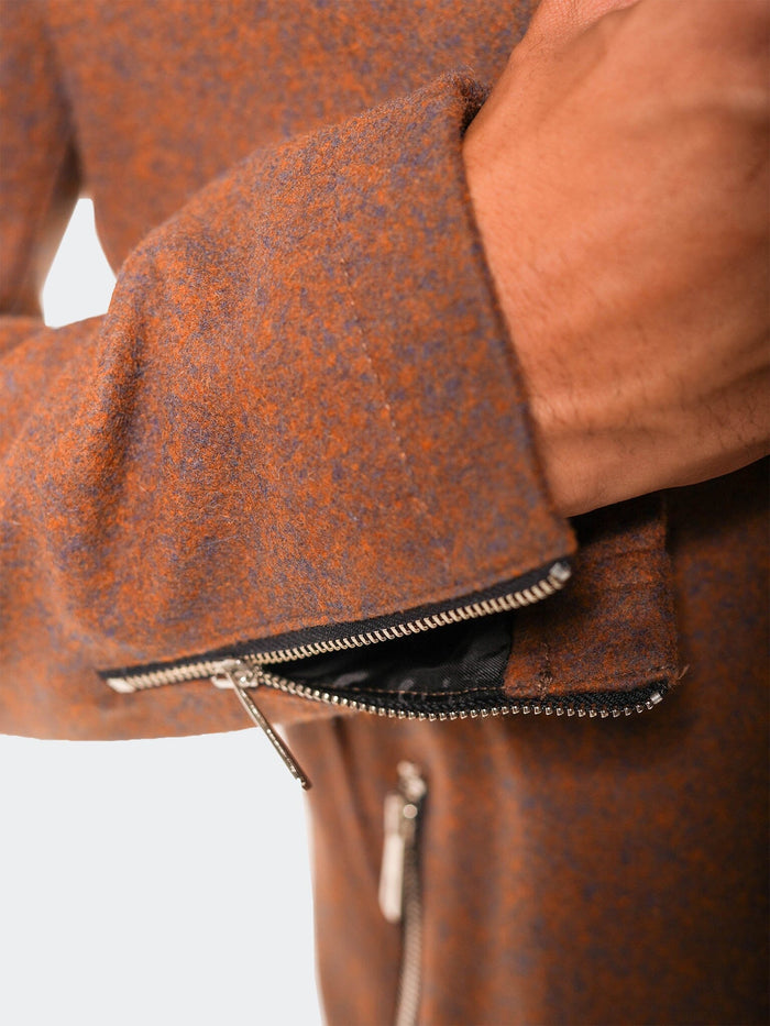 Maceoo Jacket | Peacoat CaptainTerracotta Orange