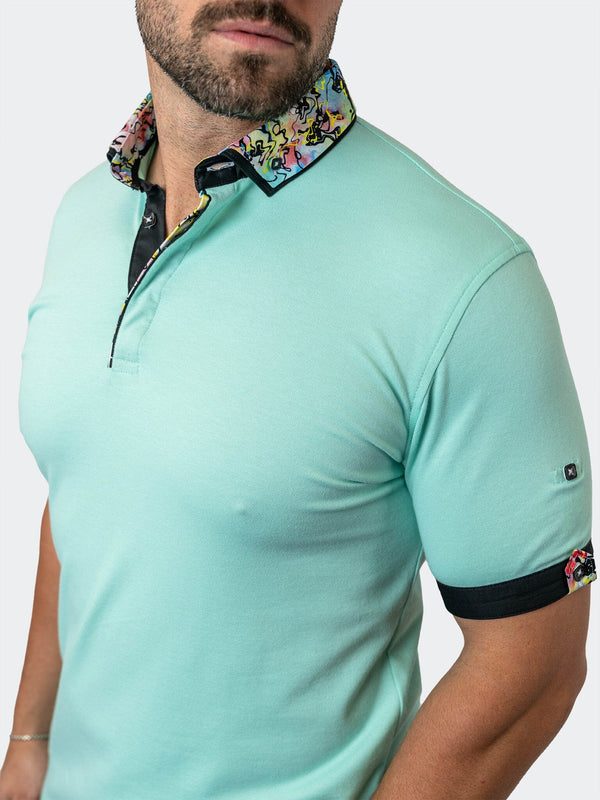 Maceoo Stretch Short-Sleeve Polos | Polo MozartSolid 36 Green