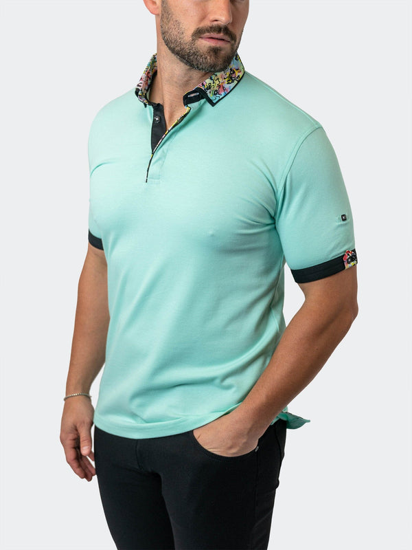 Maceoo Stretch Short-Sleeve Polos | Polo MozartSolid 36 Green