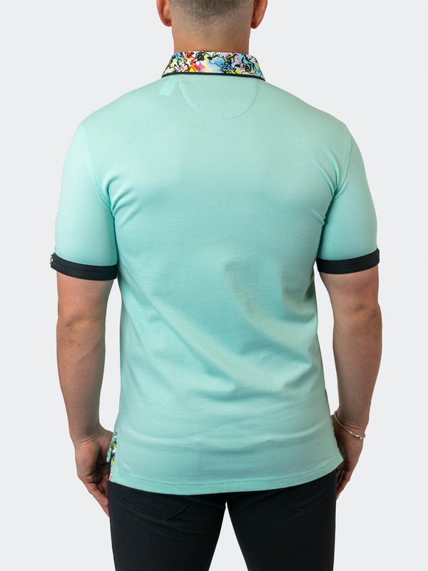 Maceoo Stretch Short-Sleeve Polos | Polo MozartSolid 36 Green