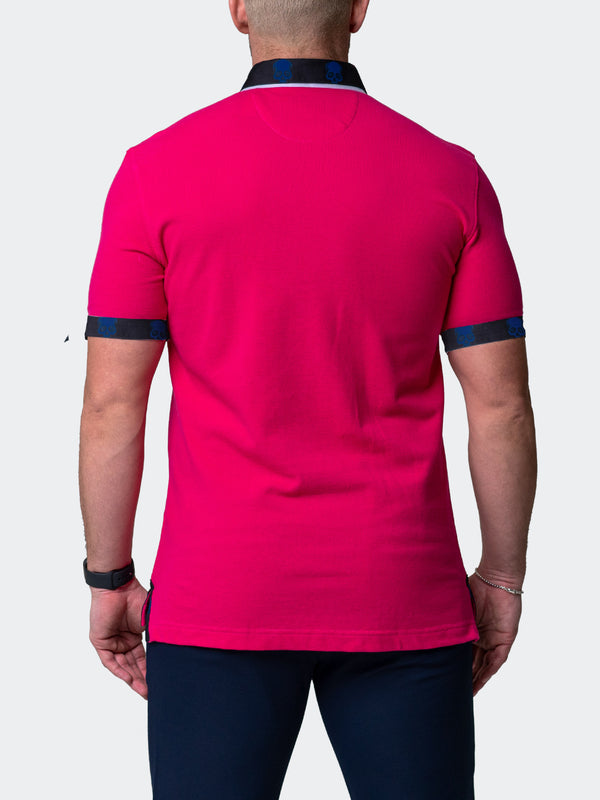 Maceoo Short-Sleeve Polos | Polo Mozartsolidskull Fuchsia Pink