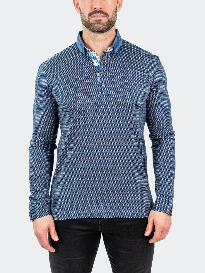 Maceoo Long Sleeves Polo | Polo NewtonArrow Navy