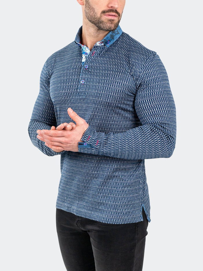 Maceoo Long Sleeves Polo | Polo NewtonArrow Navy