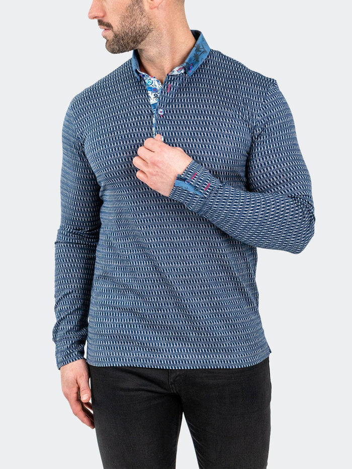 Maceoo Long Sleeves Polo | Polo NewtonArrow Navy