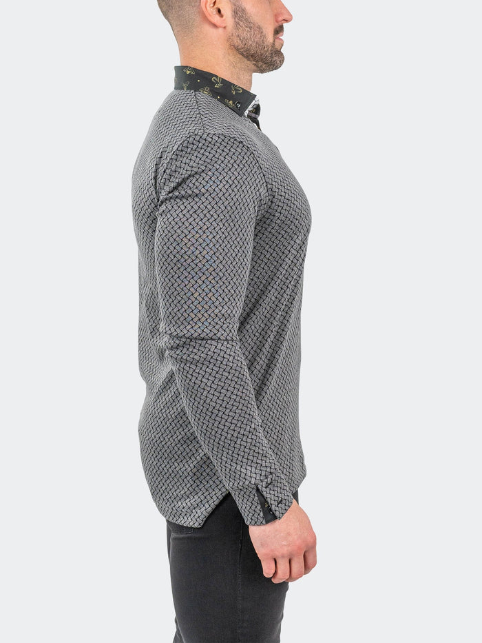 Maceoo Long Sleeves Polo | Polo NewtonWeave Grey