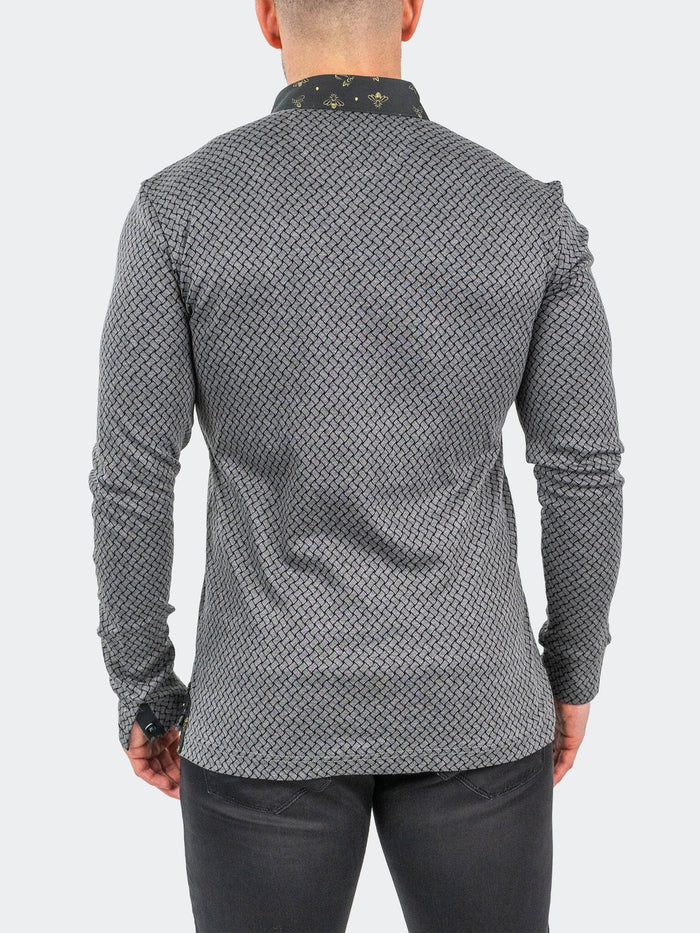 Maceoo Long Sleeves Polo | Polo NewtonWeave Grey