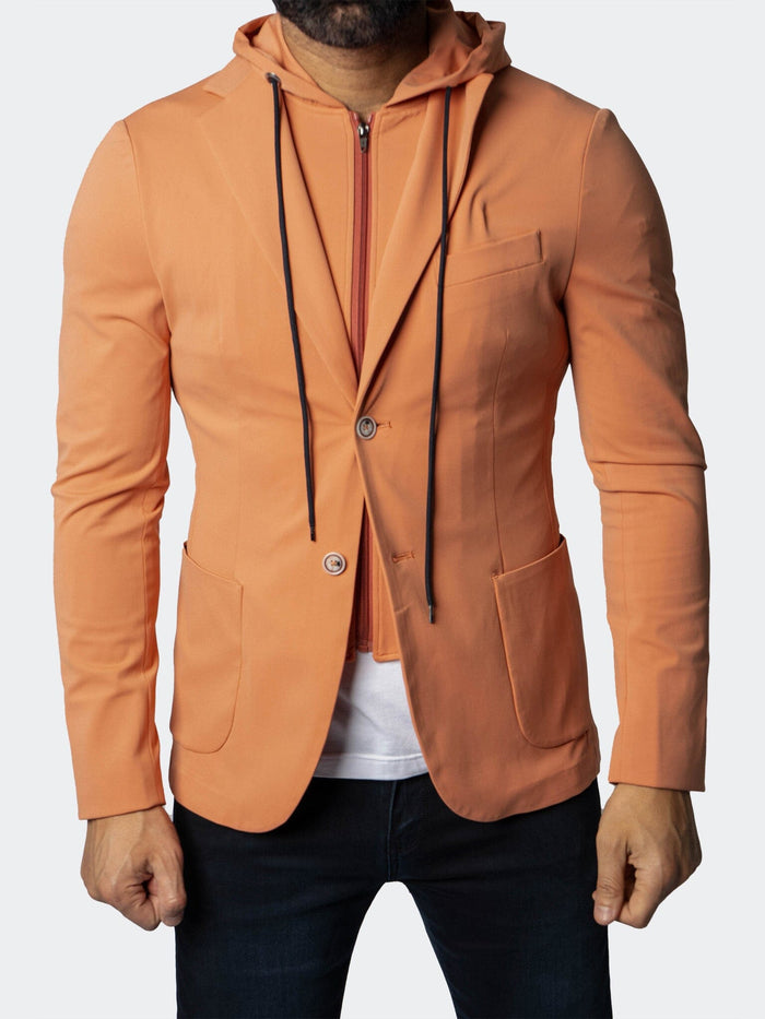 Maceoo Blazers.Maceo | Suit Stretch Carnelian12 Orange