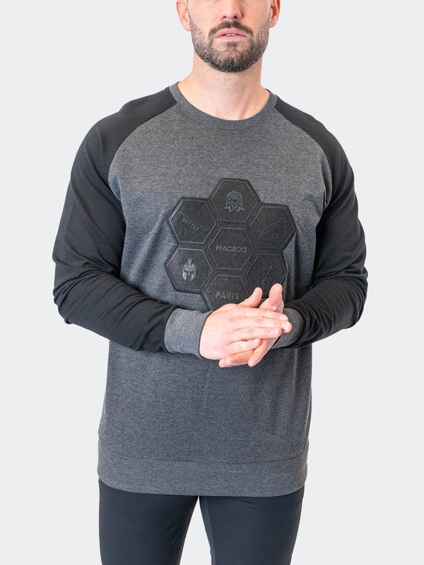 Maceoo Stretch Athletic Wear | Sweater Hivemind NavyBlue