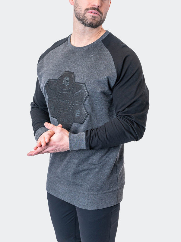 Maceoo Stretch Athletic Wear | Sweater Hivemind NavyBlue