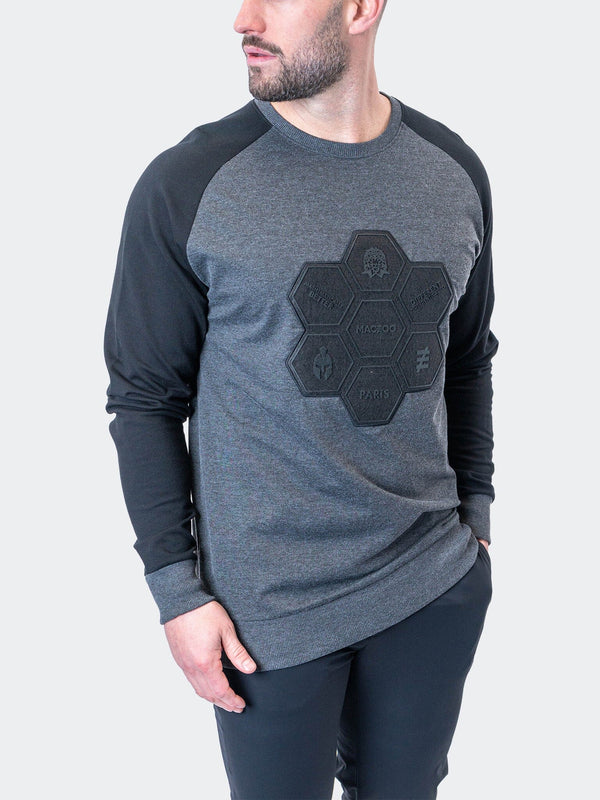 Maceoo Stretch Athletic Wear | Sweater Hivemind NavyBlue