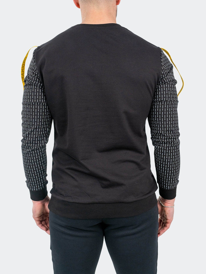 Maceoo Stretch Athletic Wear | Sweater Off Black