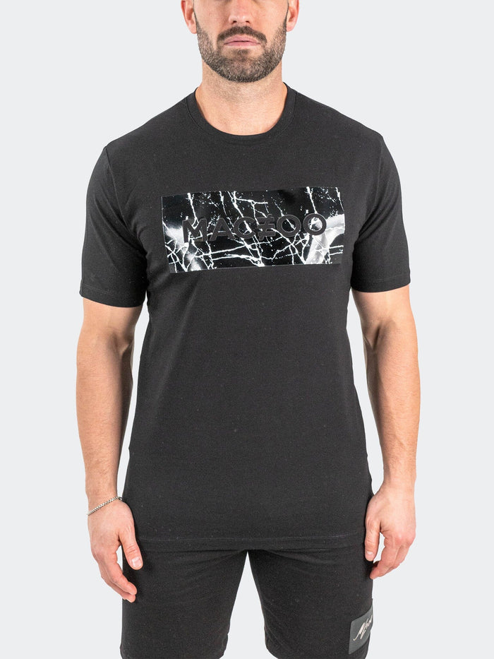 Maceoo Stretch Tshirts | Tee MaceooMarble Black