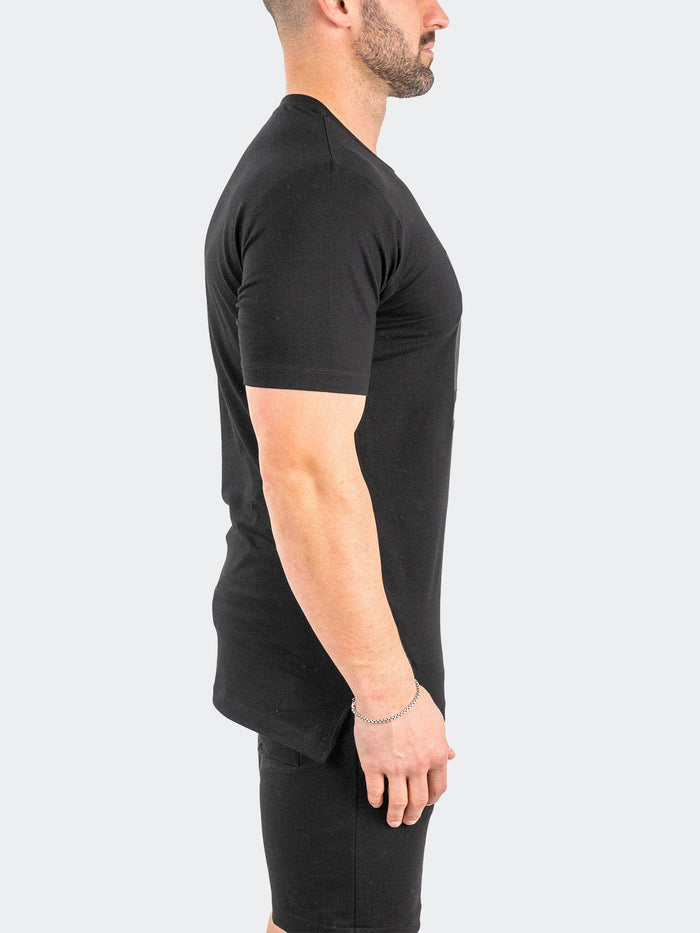 Maceoo Stretch Tshirts | Tee TigerCollage Black