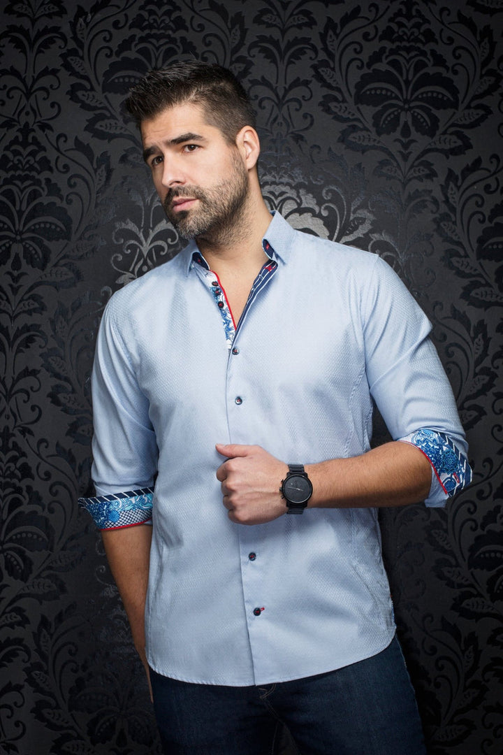 Au Noir Stretch Shirt | Adjani LightBlue