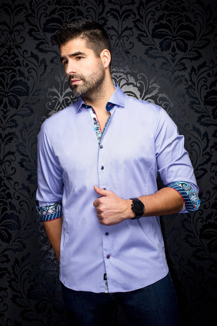 Au Noir Stretch Shirt | Dolto Lavender