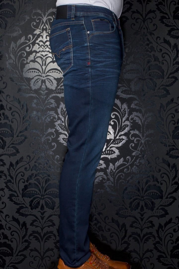 Au Noir Stretch Pant | Jeans Johnny SKD - Dark Milano